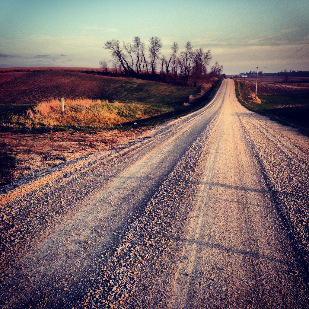 Sunset. Rollers. Gravel. The Good Life.