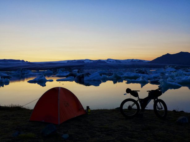 Camping at sunset. Source: Geoff Harper